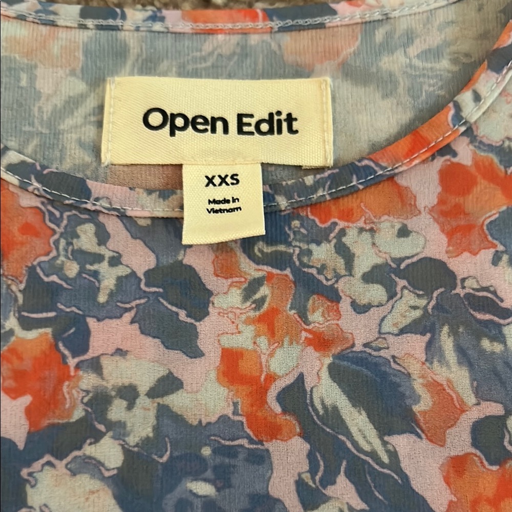 Open Edit Floral T-Shirt - Picture 4 of 7